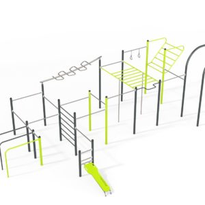 duży zestaw street workout