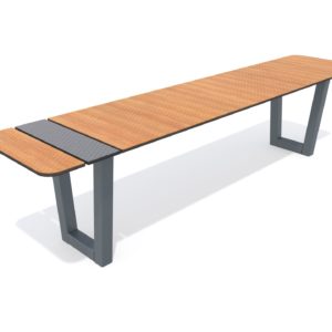 ławka na plac zabaw do parku