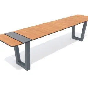 ławka na plac zabaw do parku