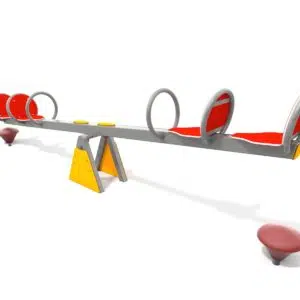 podwójna huśtawka wagowa na plac zabaw