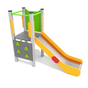 wieżyczka ze ślizgawką na plac zabaw
